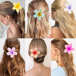 1 Pc - Flower Hair Clip Colorful Hair Band For girls &amp; Women