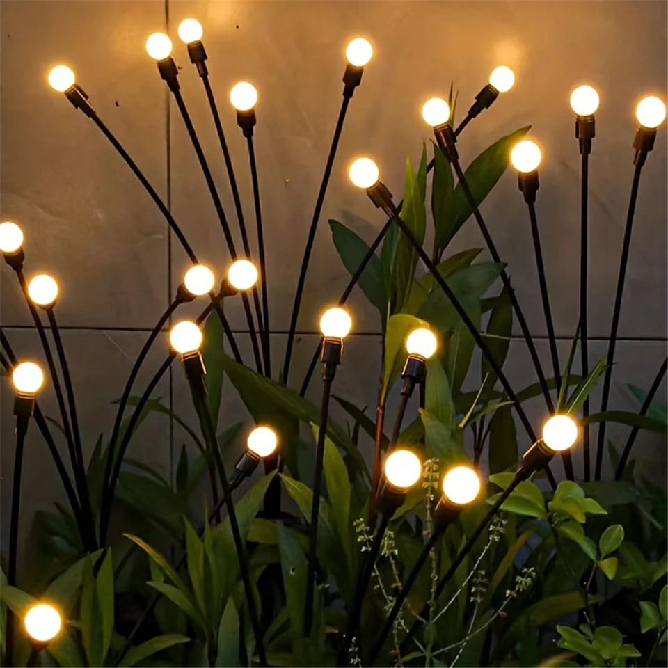 10 Lights - LED Solar Powered Firefly Light