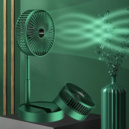 Electric Telescopic Folding Floor Table Fan